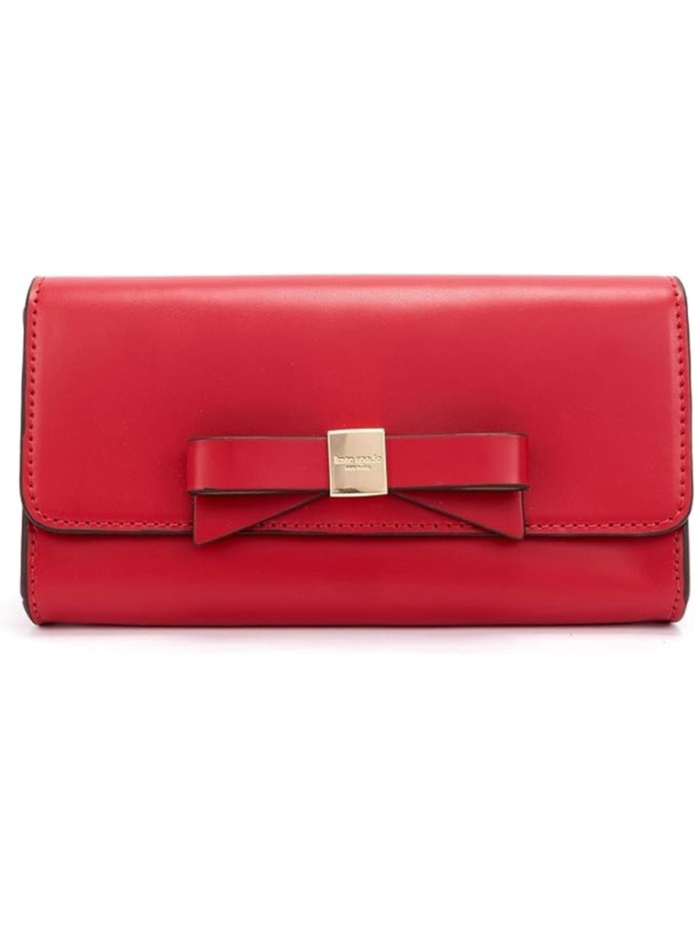 Kate Spade Red Adjustable Bow Leather Convertible Belt Bag Size S